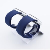 Bandmeister® Armband Silikon für Apple Watch midnight M/L 38/40/41mm