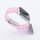 Bandmeister® Armband 3-Segment Kunstharz pink für Apple Watch 38/40/41mm