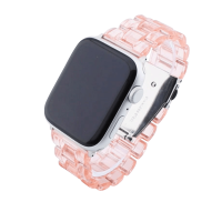 Bandmeister® Armband 3-Segment Kunstharz red für Apple Watch 38/40/41mm