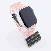 Bandmeister® Armband 3-Segment Kunstharz red für Apple Watch 42/44/45mm