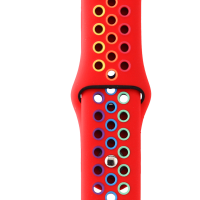 Bandmeister® Armband Silikon Sport red-rainbow...
