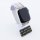 Bandmeister® Armband Stretchgewebe mit Schlaufe rainbow-disco für Apple Watch 42/44/45mm