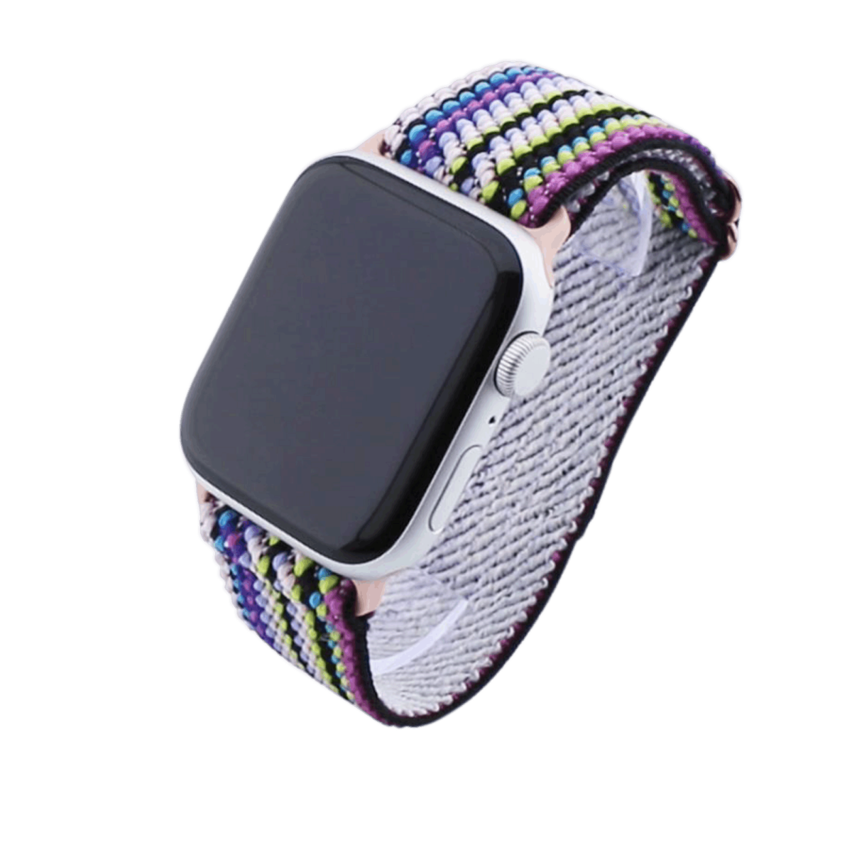 Bandmeister Armband Stretchgewebe mit Schlaufe multicolor stripes on 16 95