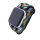 Bandmeister® Armband Stretchgewebe mit Schlaufe multicolor x für Apple Watch 38/40/41mm