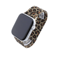 Bandmeister® Armband Milanaise Magnetverschluss leopard gold für Apple Watch 42/44/45mm