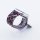 Bandmeister® Armband Milanaise Magnetverschluss leopard grain purple für Apple Watch 38/40/41mm