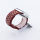 Bandmeister® Armband Silikon Sport Hexagon burgundy-pink für Apple Watch 38/40/41mm