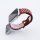 Bandmeister® Armband Silikon Sport Hexagon burgundy-pink für Apple Watch 38/40/41mm