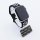 Bandmeister® Armband Silikon Sport Hexagon black-white für Apple Watch 38/40/41mm