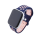 Bandmeister® Armband Silikon Sport Hexagon blue-pink für Apple Watch 42/44/45mm