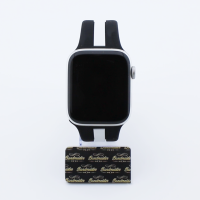 Bandmeister® Armband Silikon Rally Racer black-white für Apple Watch 42/44/45mm