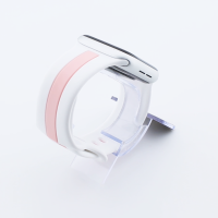 Bandmeister® Armband Silikon Rally Racer white-pink für Apple Watch 42/44/45mm