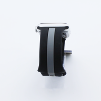 Bandmeister® Armband Silikon Rally Racer black-gray für Apple Watch 38/40/41mm