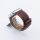 Bandmeister® Armband Echtleder York wine red für Apple Watch 38/40/41mm