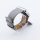 Bandmeister® Armband Echtleder York gray für Apple Watch 42/44/45mm