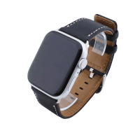 Bandmeister® Armband Echtleder York black für Apple Watch 38/40/41mm