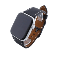 Bandmeister® Armband Echtleder Paris black für Apple Watch 38/40/41mm