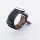 Bandmeister® Armband Echtleder Paris black für Apple Watch 38/40/41mm
