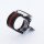 Bandmeister® Armband Milanaise Magnetverschluss mit Bandmeister-Logo black-red für Federsteg Uhr 22mm