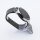 Bandmeister® Armband Milanaise Magnetverschluss mit Bandmeister-Logo gray für Federsteg Uhr 20mm