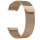 Bandmeister® Armband Milanaise Magnetverschluss mit Bandmeister-Logo champagne für Federsteg Uhr 22mm
