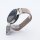 Bandmeister® Armband Milanaise Magnetverschluss mit Bandmeister-Logo champagne für Federsteg Uhr 22mm