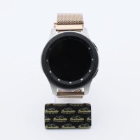 Bandmeister® Armband Milanaise Magnetverschluss mit Bandmeister-Logo rose gold für Federsteg Uhr 20mm