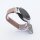 Bandmeister® Armband Milanaise Magnetverschluss mit Bandmeister-Logo rose red für Federsteg Uhr 22mm