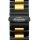 Bandmeister® Armband 3-Segment Edelstahl Business black-gold für Apple Watch 38/40/41mm