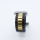 Bandmeister® Armband 3-Segment Edelstahl Business black-gold für Apple Watch 42/44/45mm