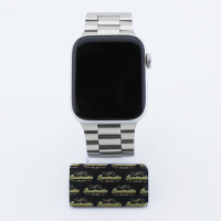 Bandmeister® Armband 3-Segment Edelstahl Business silver für Apple Watch 38/40/41mm