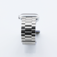 Bandmeister® Armband 3-Segment Edelstahl Business silver für Apple Watch 38/40/41mm