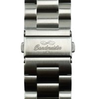 Bandmeister® Armband 3-Segment Edelstahl Business...