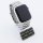 Bandmeister® Armband 3-Segment Edelstahl Business silver für Apple Watch 42/44/45mm