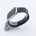 Bandmeister® Armband 3-Segment Edelstahl Business black für Apple Watch 42/44/45mm