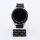 Bandmeister® Armband 3-Segment Edelstahl Business mit Bandmeister-Logo black für Federsteg Uhr 22mm