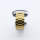 Bandmeister® Armband 3-Segment Edelstahl Business mit Bandmeister-Logo gold für Federsteg Uhr 22mm