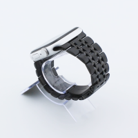 Bandmeister® Armband 7-Segment Edelstahl Enterprise black für Apple Watch 42/44/45mm