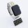 Bandmeister® Armband 7-Segment Edelstahl Enterprise silver-gold für Apple Watch 38/40/41mm