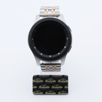 Bandmeister® Armband 7-Segment Edelstahl Enterprise silver-rose gold für Federsteg Uhr 20mm