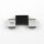 Bandmeister® Einzelglied silver-black für Original Bandmeister® 3-Segment Edelstahl-Gliederband für Apple Watch 42/44/45mm