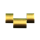 Bandmeister® Einzelglied gold für Original Bandmeister® 3-Segment Edelstahl-Gliederband für Apple Watch 42/44/45mm