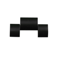Bandmeister® Einzelglied black für Original Bandmeister® 3-Segment Edelstahl-Gliederband für Federsteg Uhr 20mm