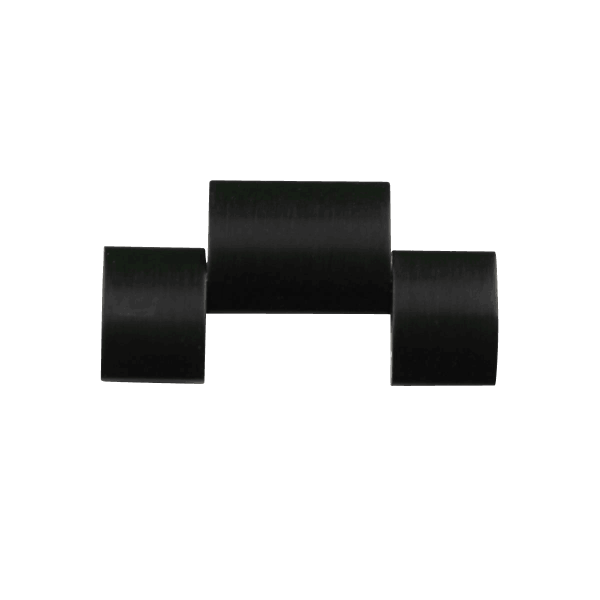 Bandmeister® Einzelglied black für Original Bandmeister® 3-Segment Edelstahl-Gliederband für Federsteg Uhr 22mm