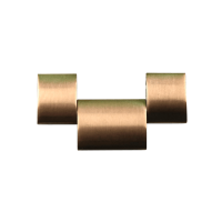 Bandmeister® Einzelglied rose gold für Original Bandmeister® 3-Segment Edelstahl-Gliederband für Federsteg Uhr 22mm