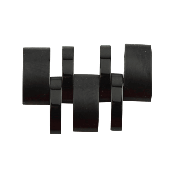 Bandmeister® Einzelglied black für Original Bandmeister® 7-Segment Edelstahl-Gliederband für Apple Watch