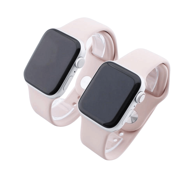 Bandmeister® Armband Silikon für Apple Watch silt S/M 42/44/45/49mm