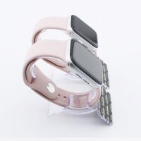Bandmeister® Armband Silikon für Apple Watch silt M/L 42/44/45/49mm