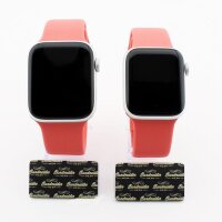 Bandmeister® Armband Silikon für Apple Watch coral M/L 38/40/41mm