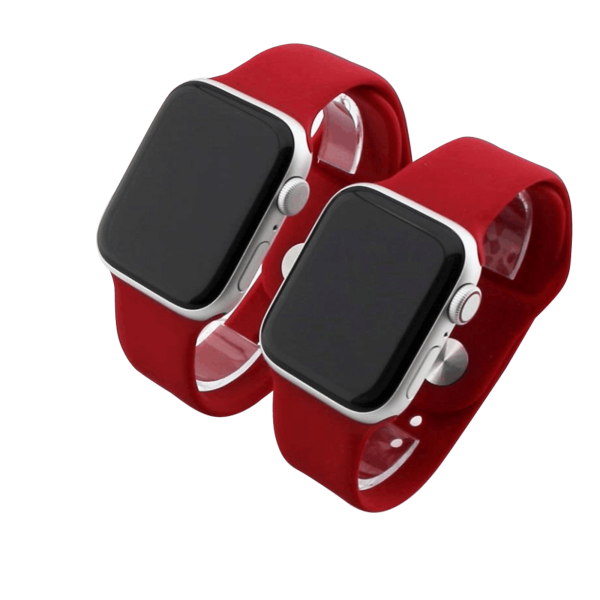 Bandmeister® Armband Silikon für Apple Watch rose M/L 38/40/41mm